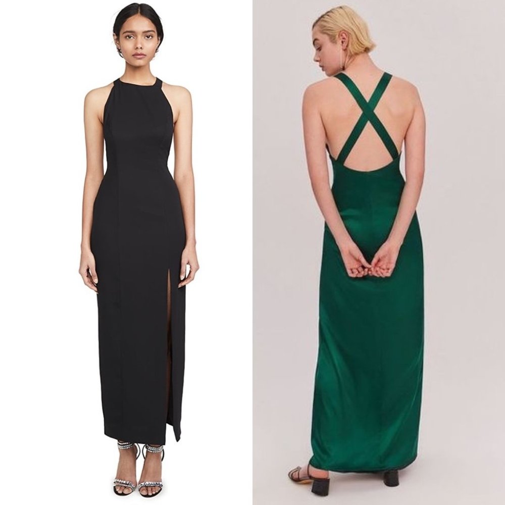 NWT Fame and Partners The Max Halter Maxi Dress 2